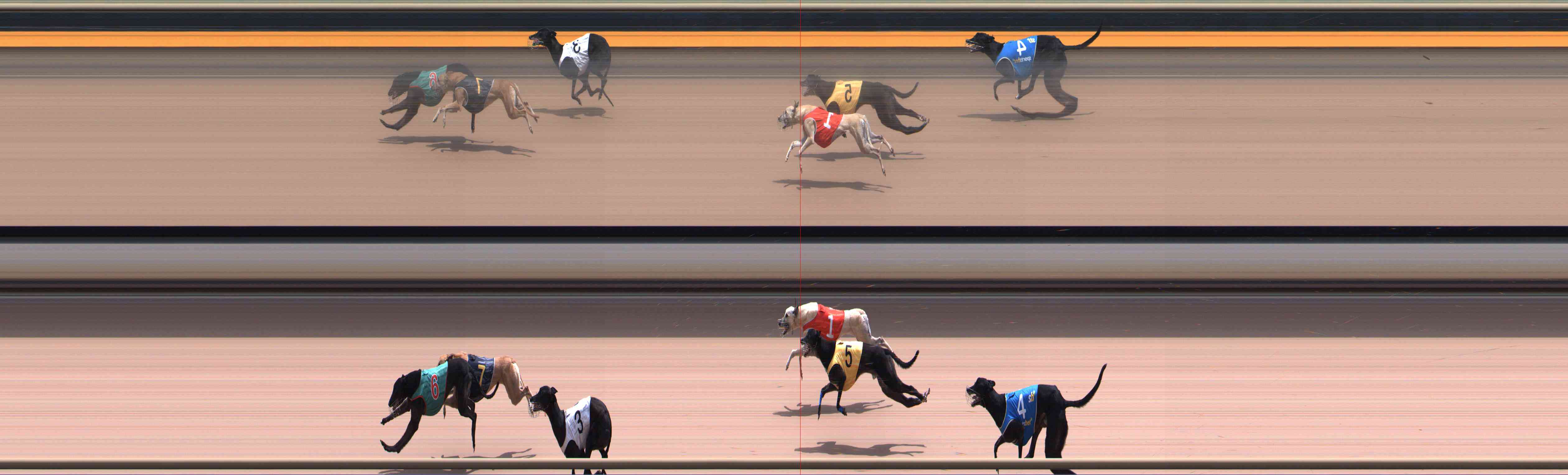 Race result finish photo